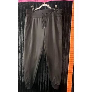 32 Degrees Heat Women’s Large Black Active Tech Jogger Pants Stretch Drawstring